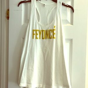 Feyonce racerback tank
